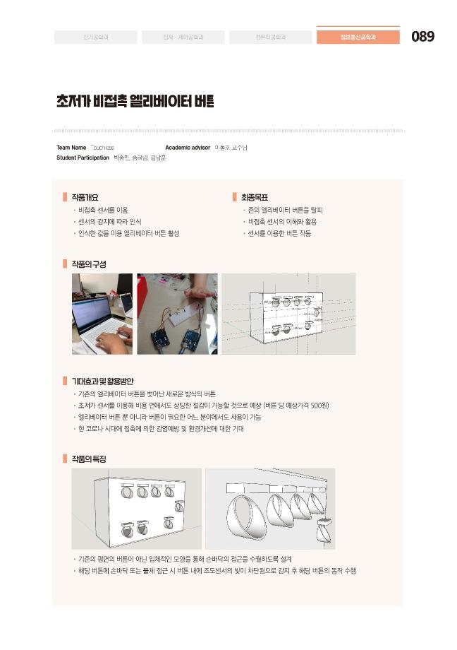 [2021-089] 초저가 비접촉 엘리베이터 버튼 이미지